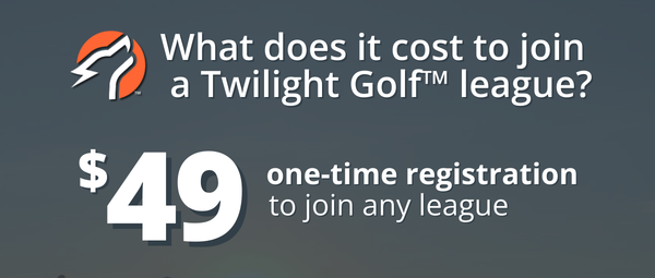golf leagues near me cost